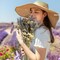 Dried Lavender & Baby's Breath Flowers Bundles, 2 Bunches Dried Flower Bouquet for Vase, Natural Gypsophila, Valentines Day Decor Present, Home, Wedding, Photography, Floral Arrangement, DIY